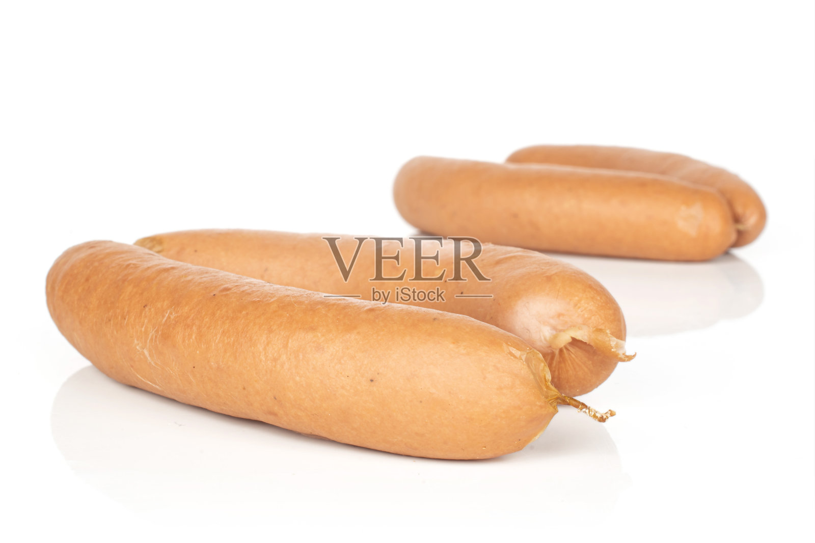 分离的德国猪肉香肠照片摄影图片