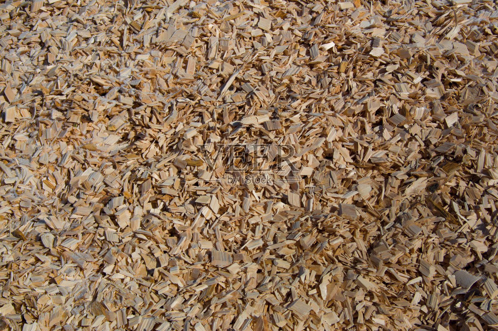 魁北克一家锯木厂附近堆放的木片照片摄影图片