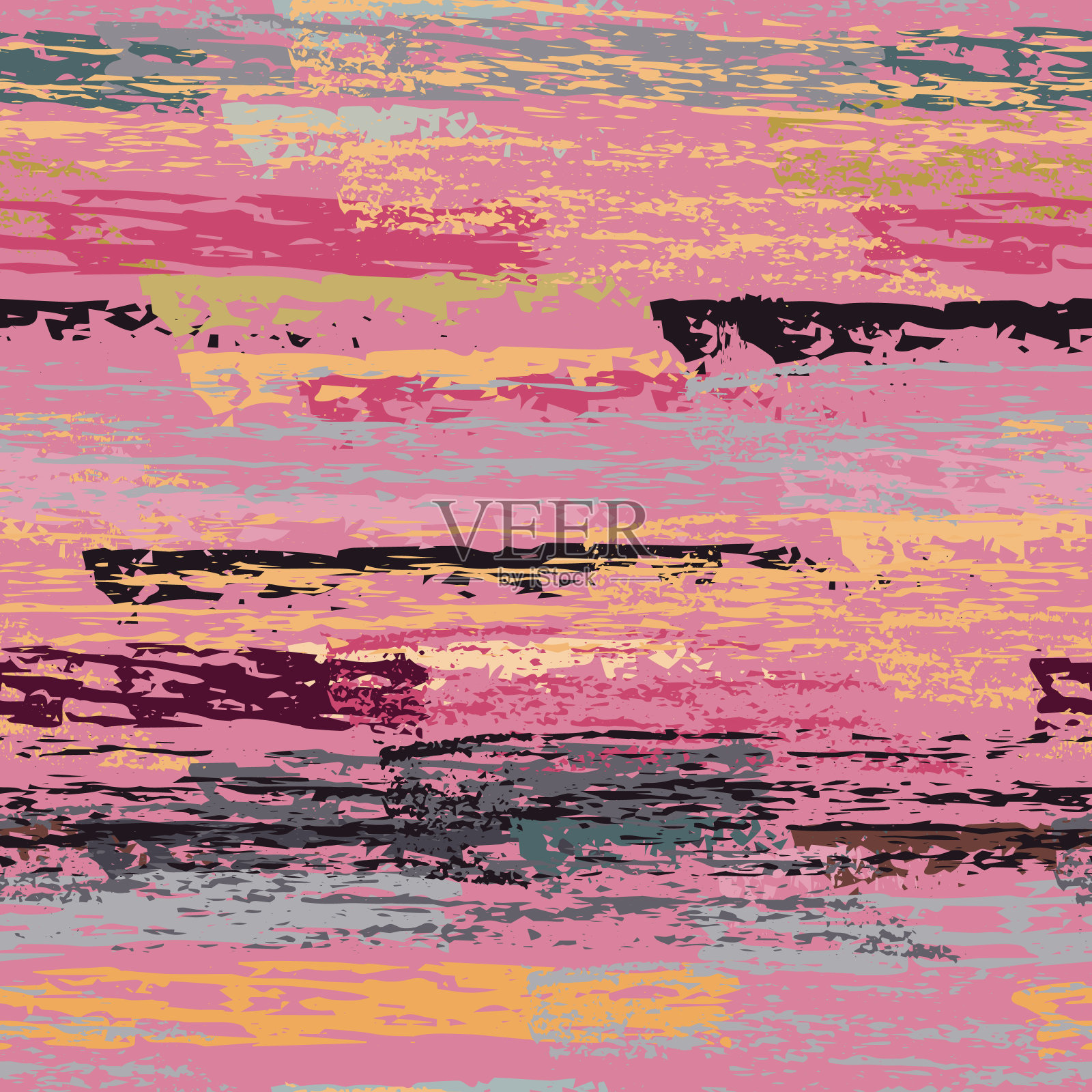 陷入困境的条纹。粉笔纹理表面。插画图片素材