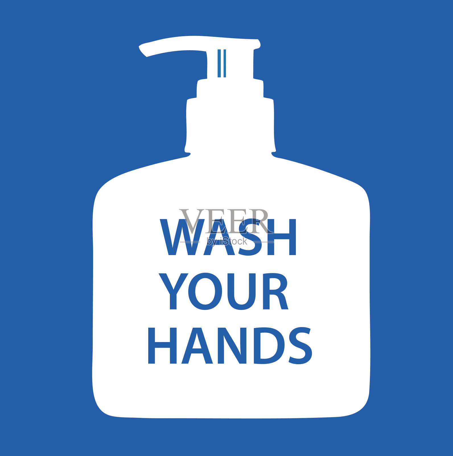 洗你的手插画图片素材