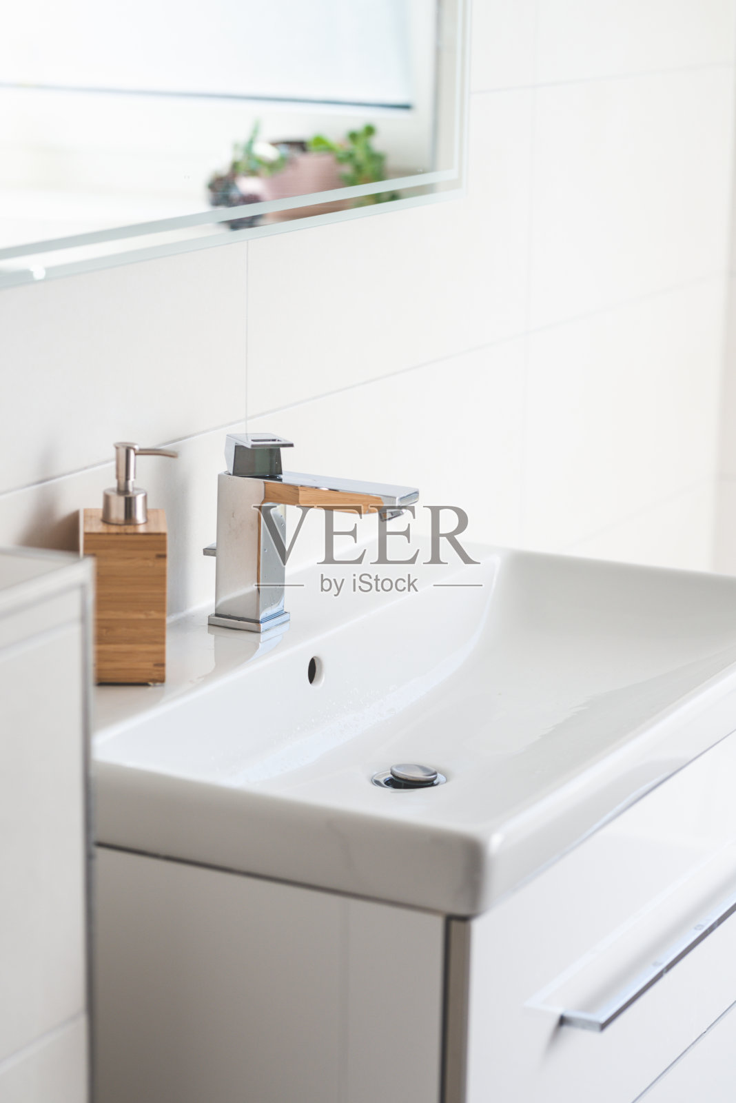 浴室内饰现代白色照片摄影图片