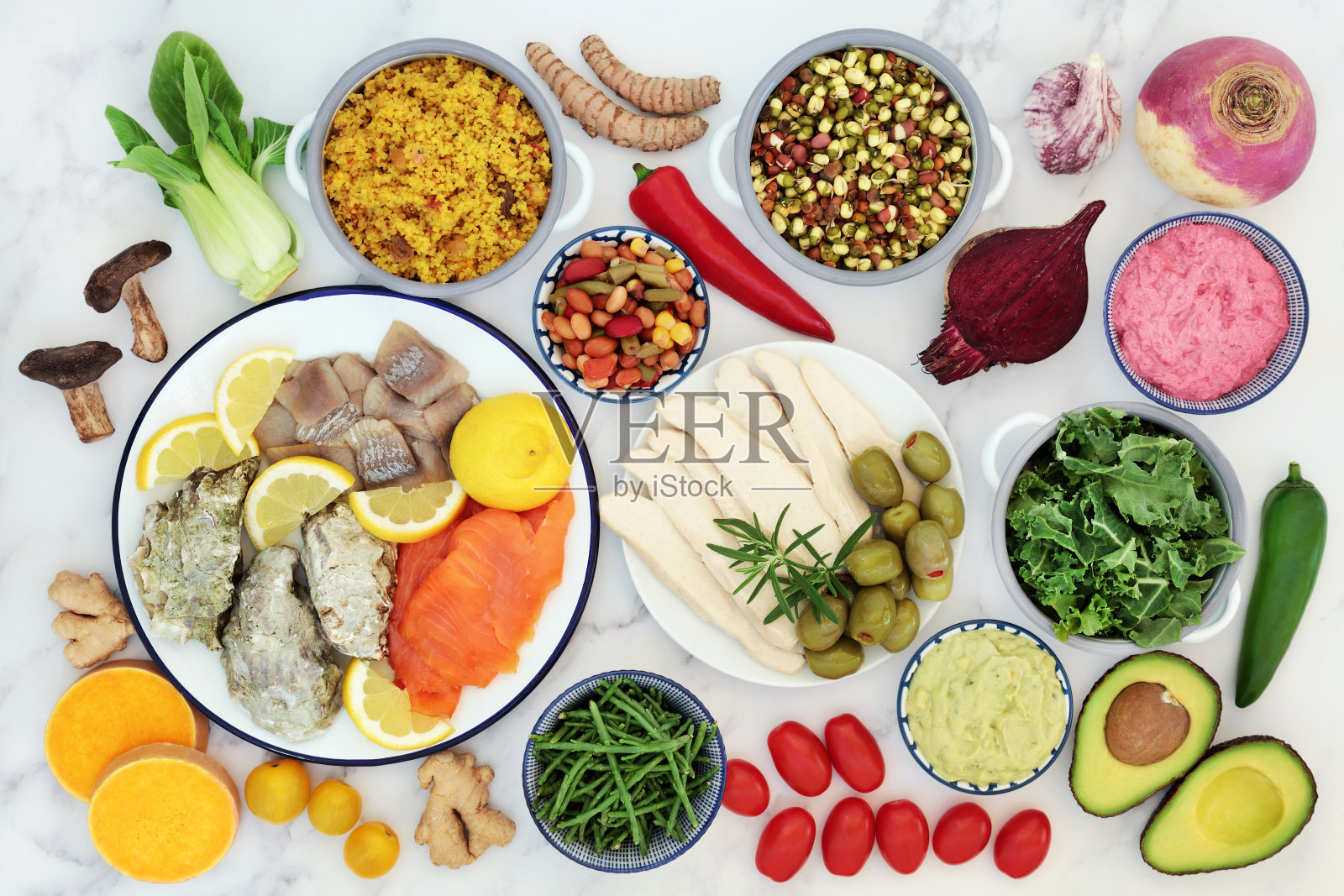 健康生活的超级食物照片摄影图片