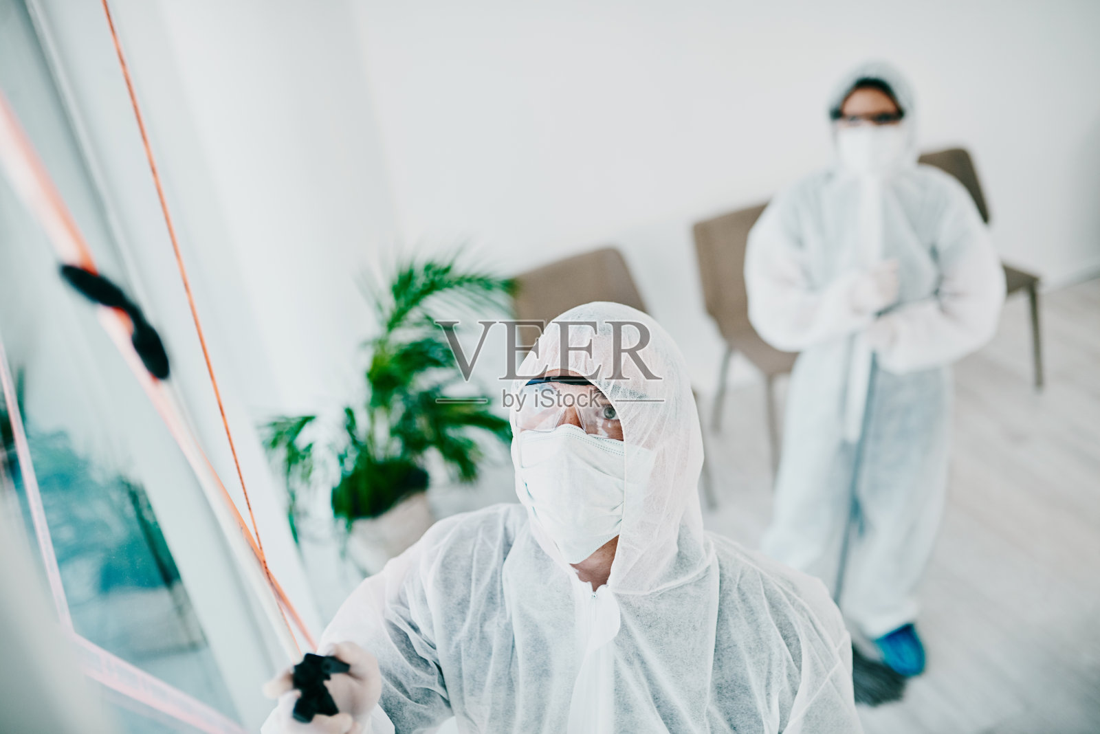 清洁的表面不利于冠状病毒照片摄影图片