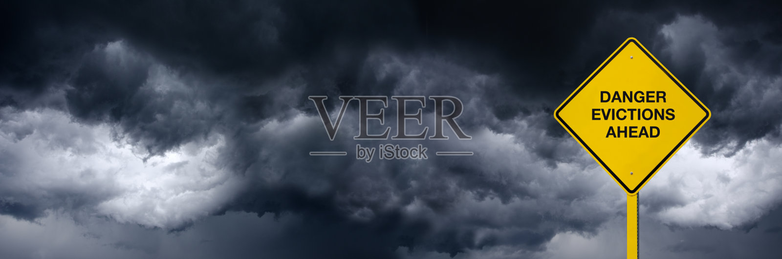 前方危险驱逐路标照片摄影图片