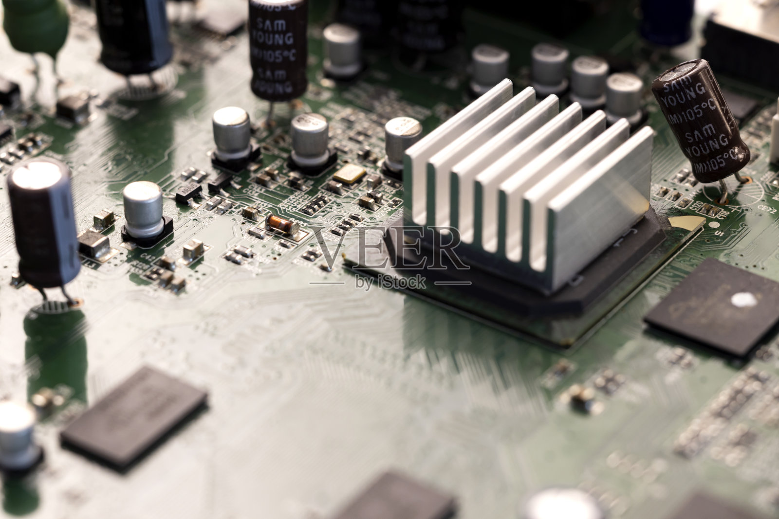 未来的电路板照片摄影图片
