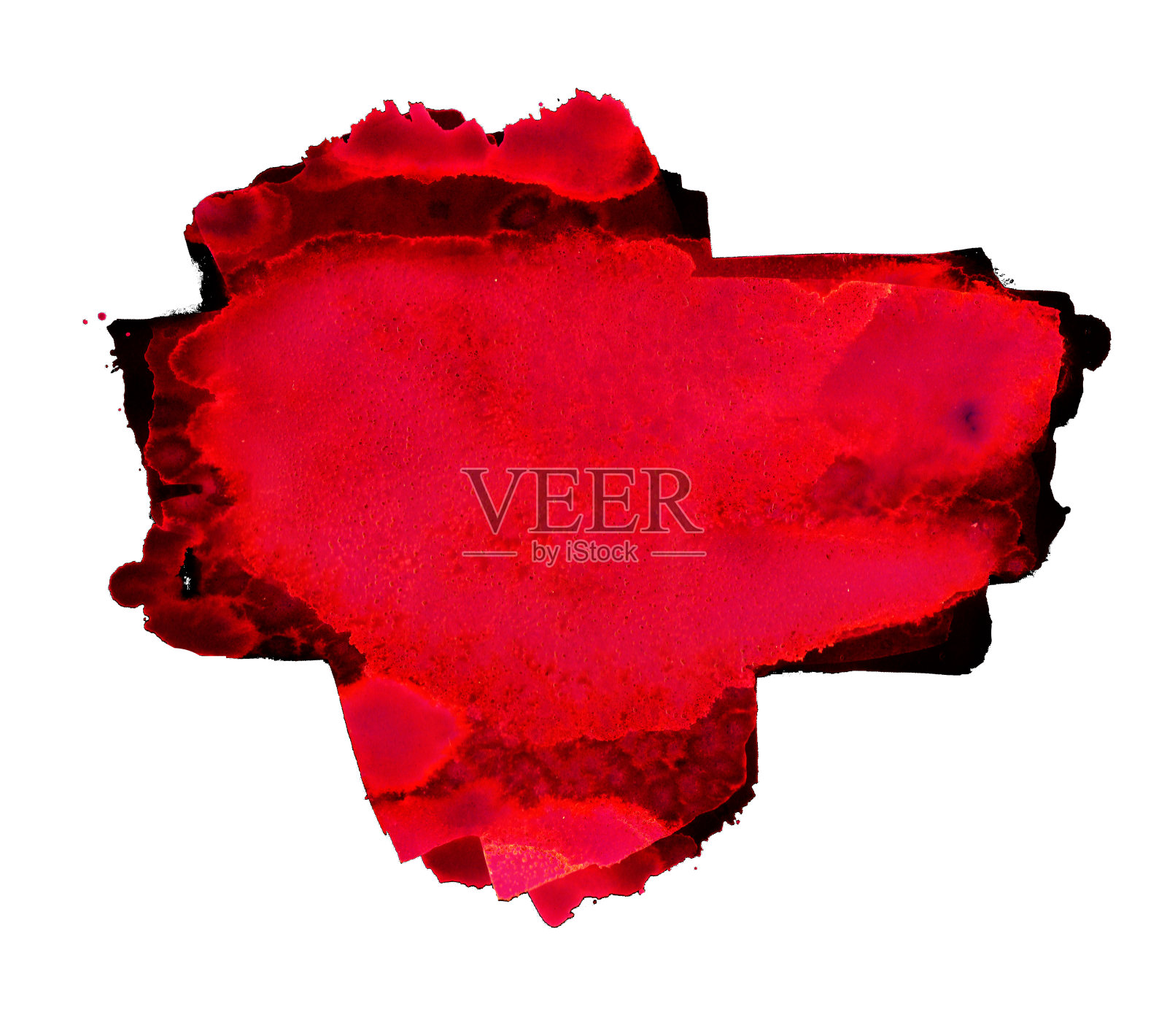 红酒水彩颜料斑点，斑点，谷物，飞溅。彩色的背景。插画图片素材