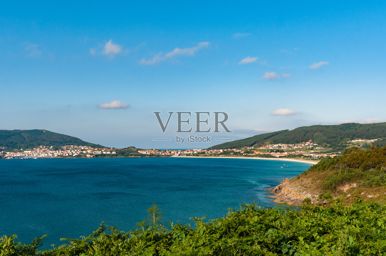 西班牙加利西亚的菲斯特拉照片摄影图片