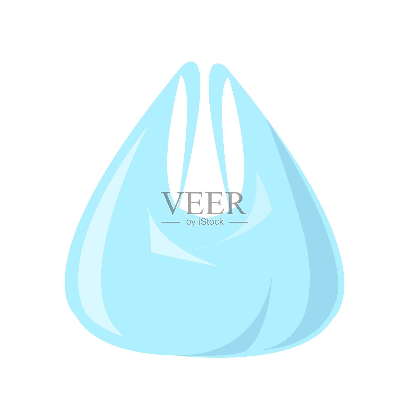 聚乙烯袋购物矢量插图插画图片素材