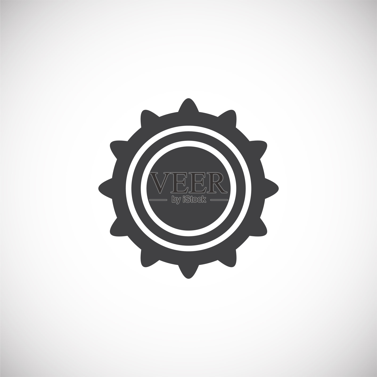 太阳相关图标的背景为图形和网页设计。创意插图概念符号的web或移动应用程序。插画图片素材