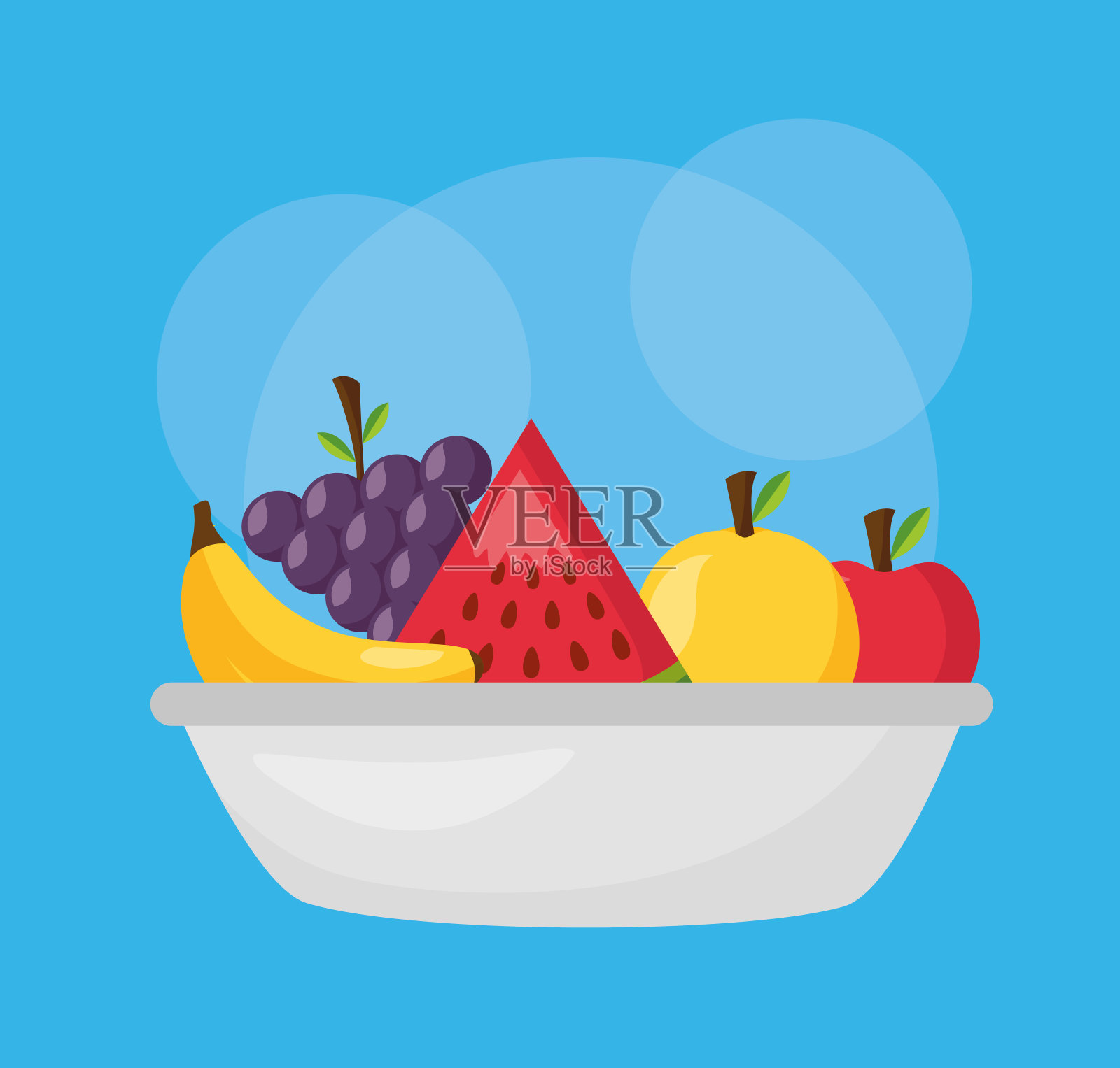 健康的食物新鲜插画图片素材