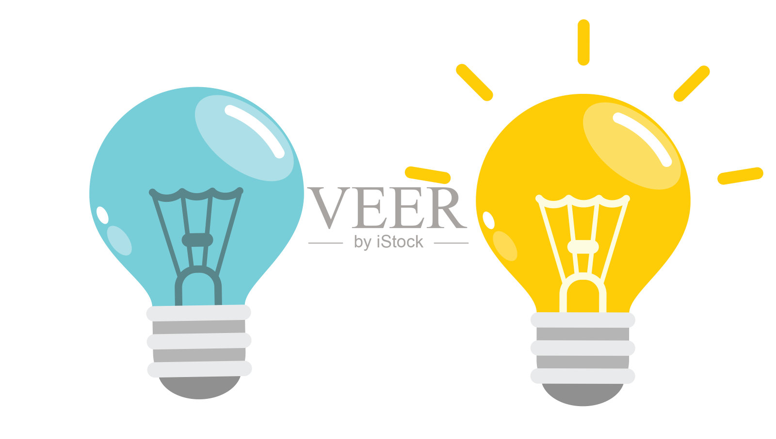 创意思维的概念设计插画图片素材