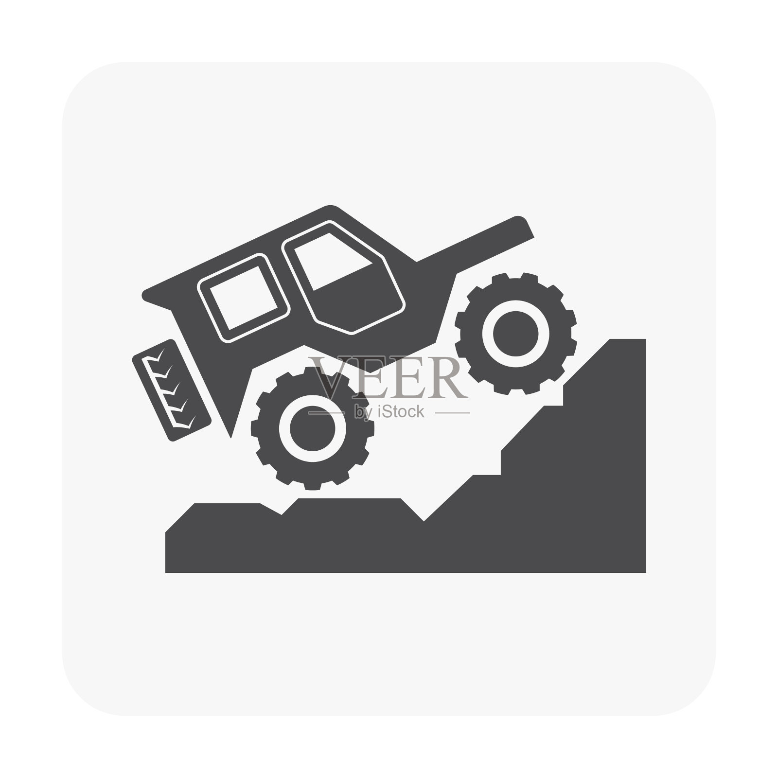 越野图标插画图片素材