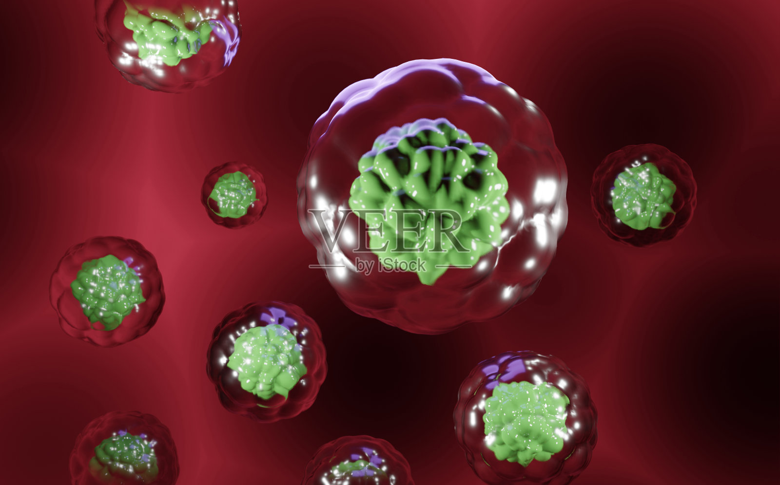 数字插图的细胞干照片摄影图片