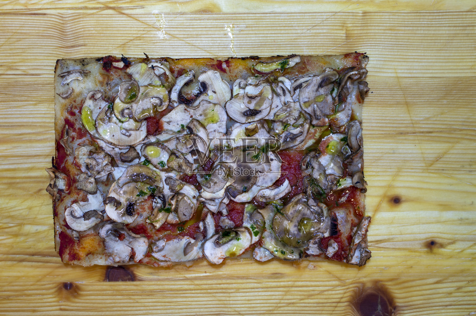 披萨和意大利佛卡夏切照片摄影图片