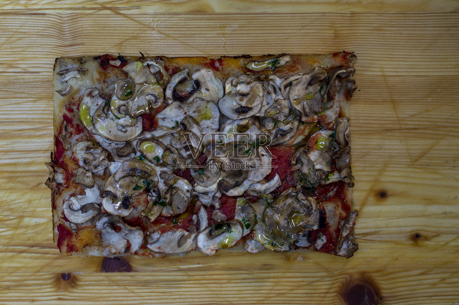 披萨和意大利佛卡夏切照片摄影图片