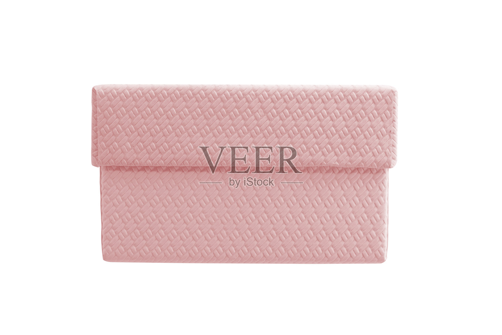 玫瑰金色小礼盒孤立在白色背景照片摄影图片