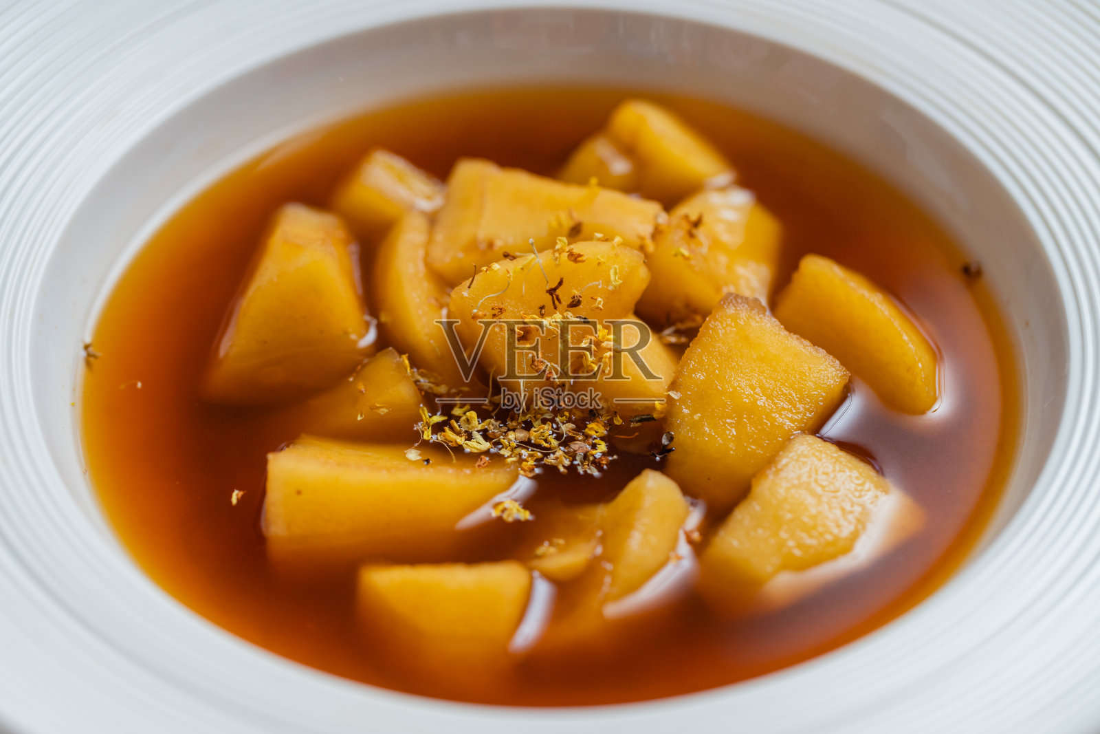 肉桂苹果汤照片摄影图片