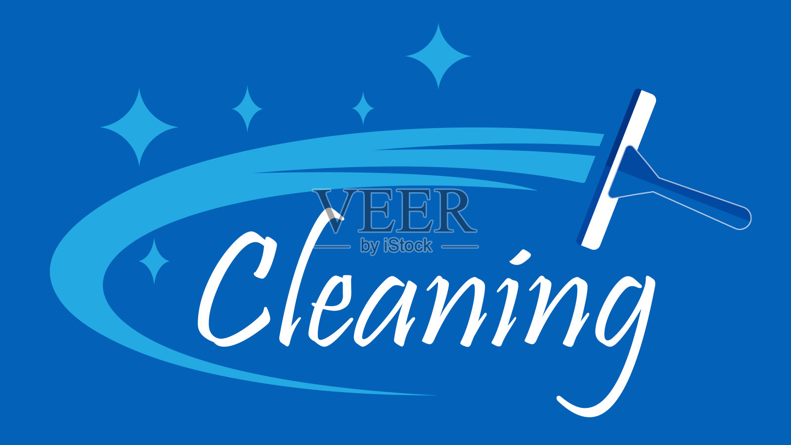 清洁标志和符号插画图片素材