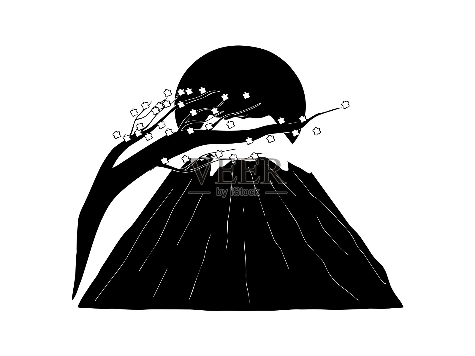 富士山矢量图插画图片素材