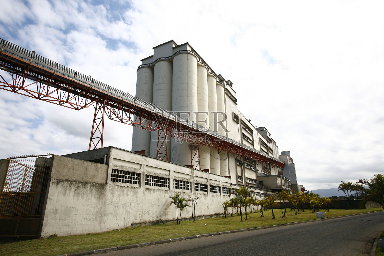 粮食存储筒仓照片摄影图片