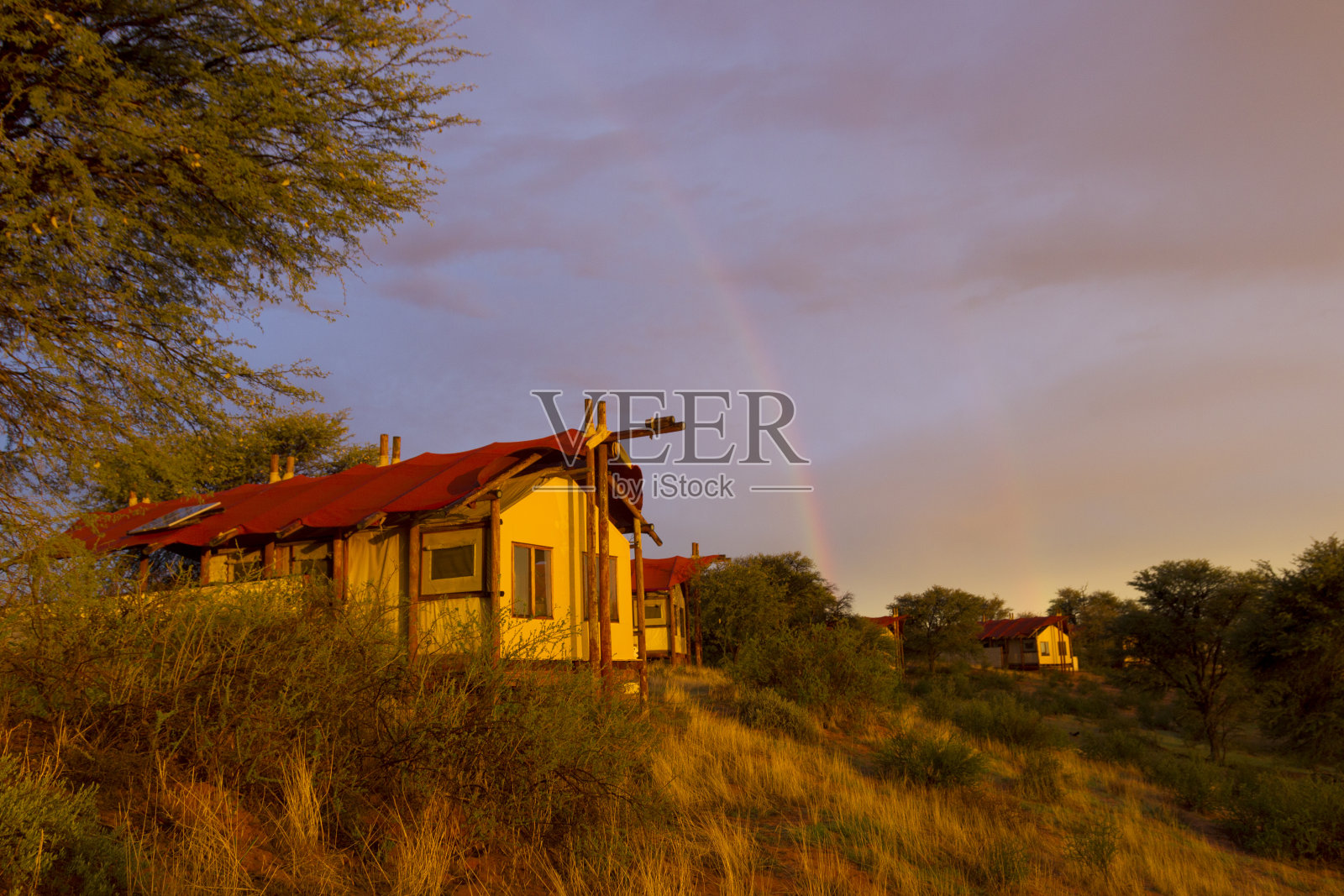喀拉哈里沙漠的一个好地方照片摄影图片