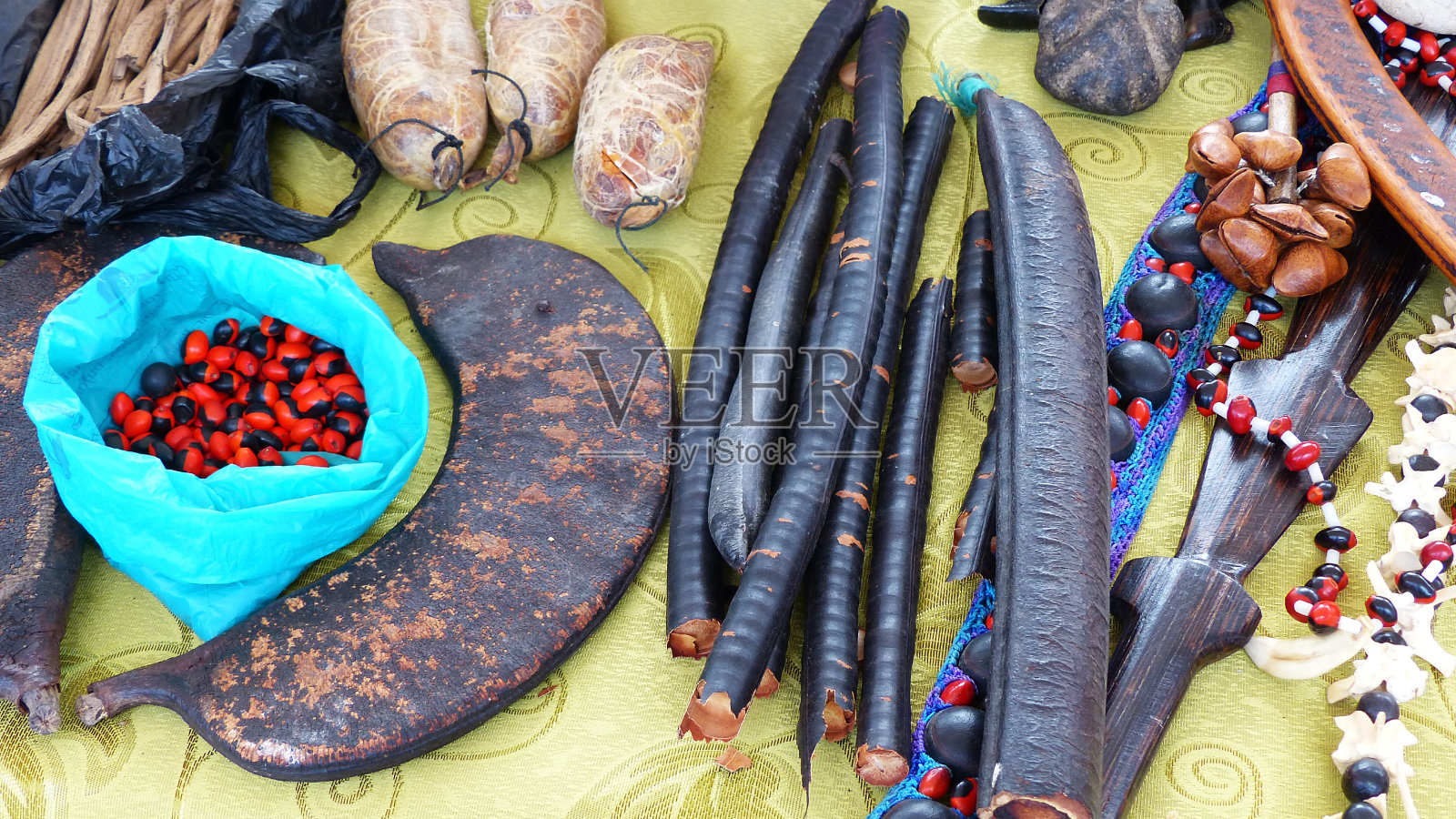 厄瓜多尔，一个萨满的属性照片摄影图片