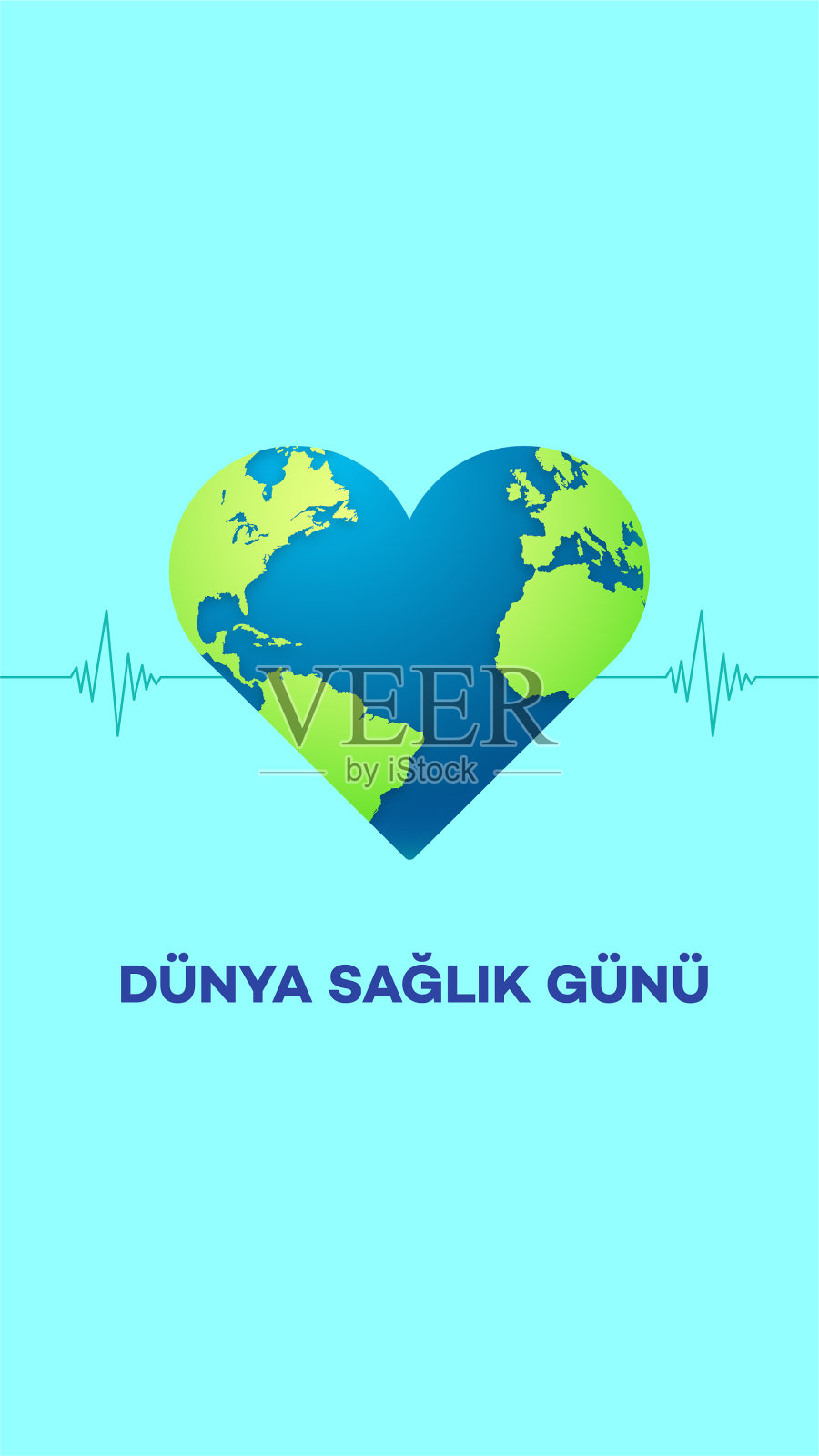 世界卫生日插画图片素材