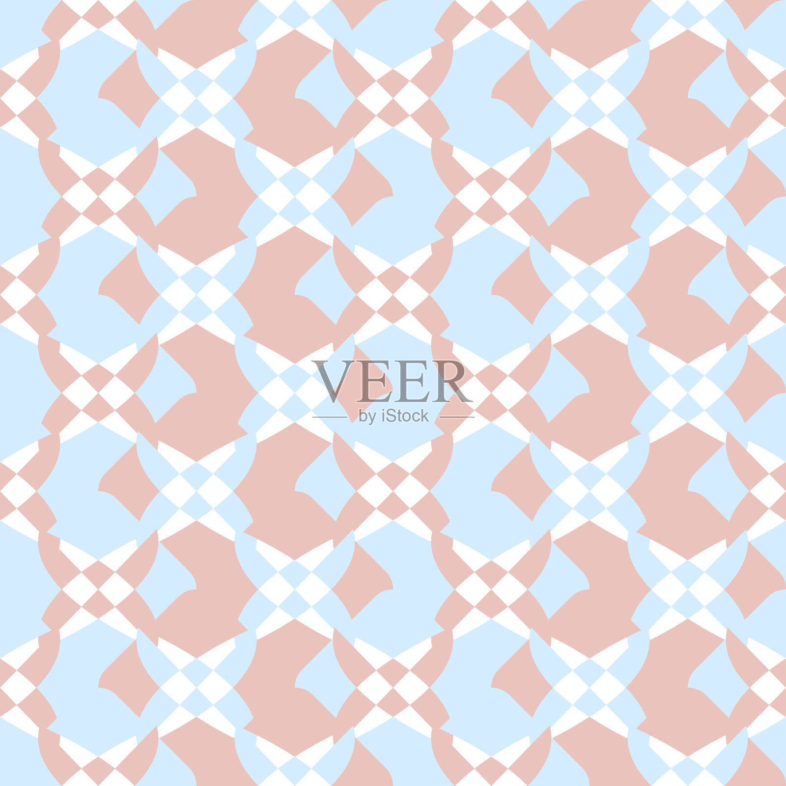 矢量无缝装饰边框。东方摩洛哥风格的设计元素。图案插图的邀请，贺卡，壁纸，网页，背景，水磨石瓷砖，瓷器插画图片素材