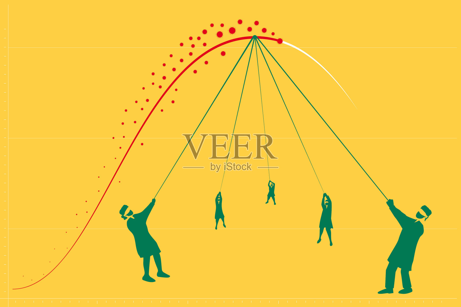 冠状病毒插画图片素材