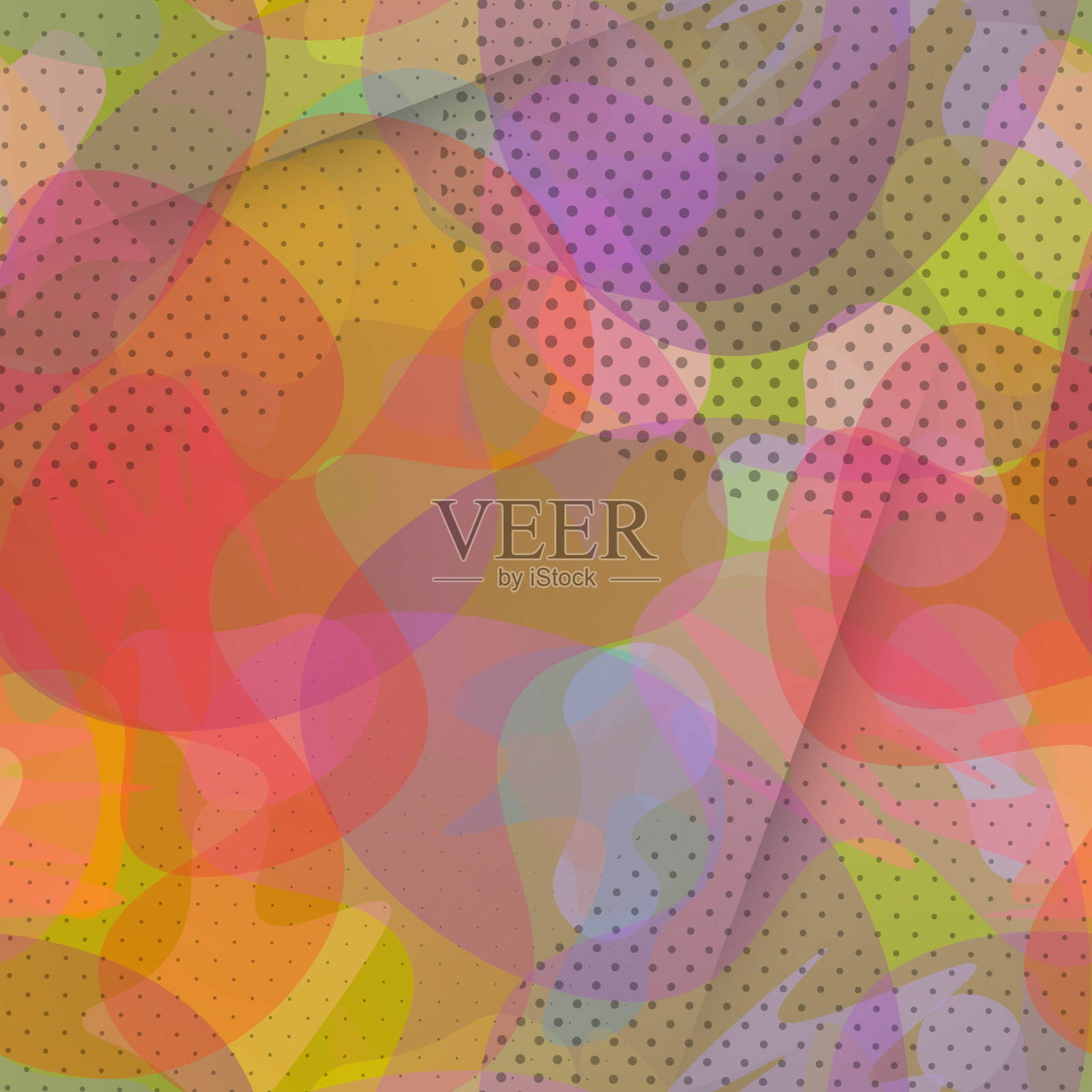 时尚迷彩。夏季时尚迷彩。插画图片素材