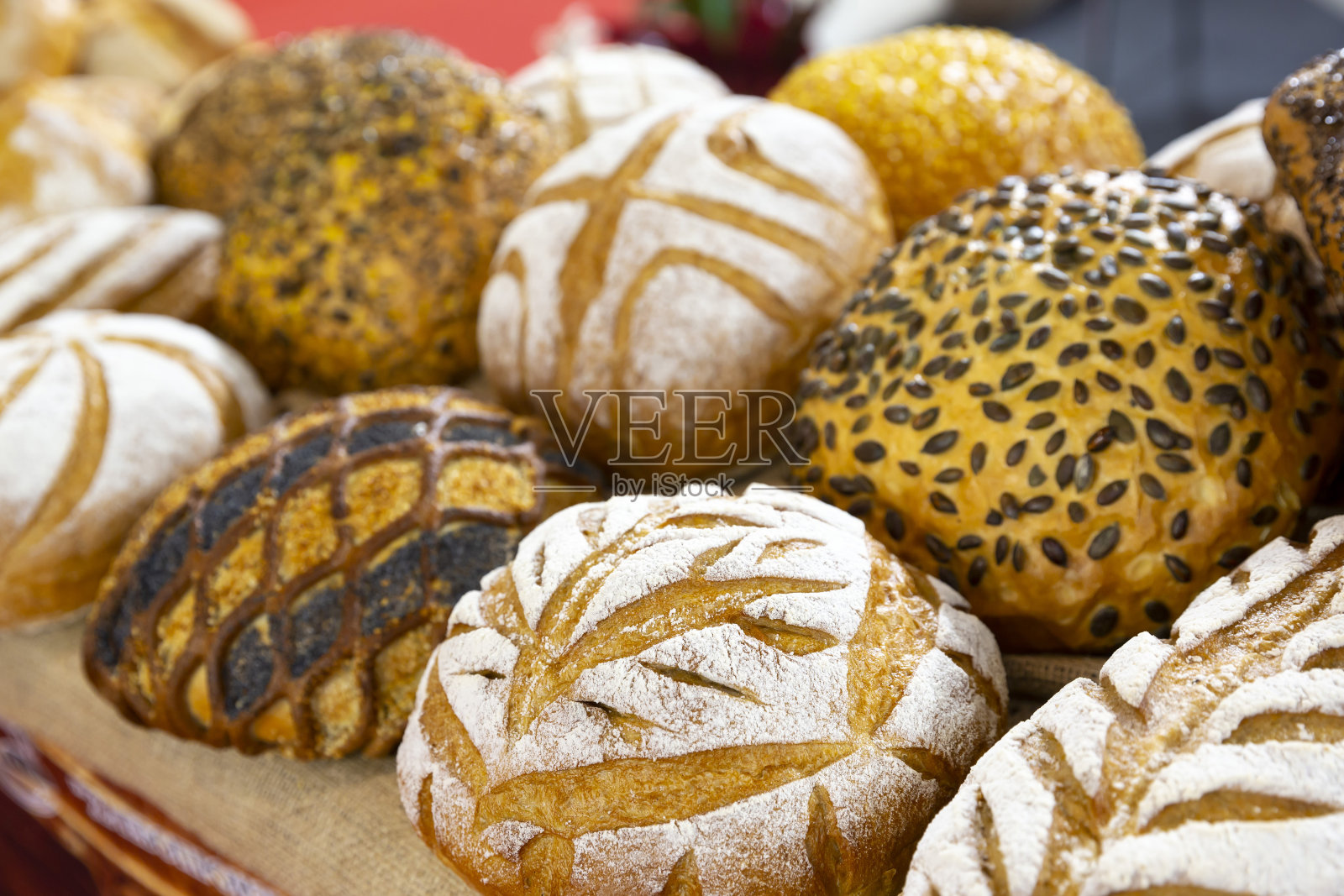 面包从上面照片摄影图片