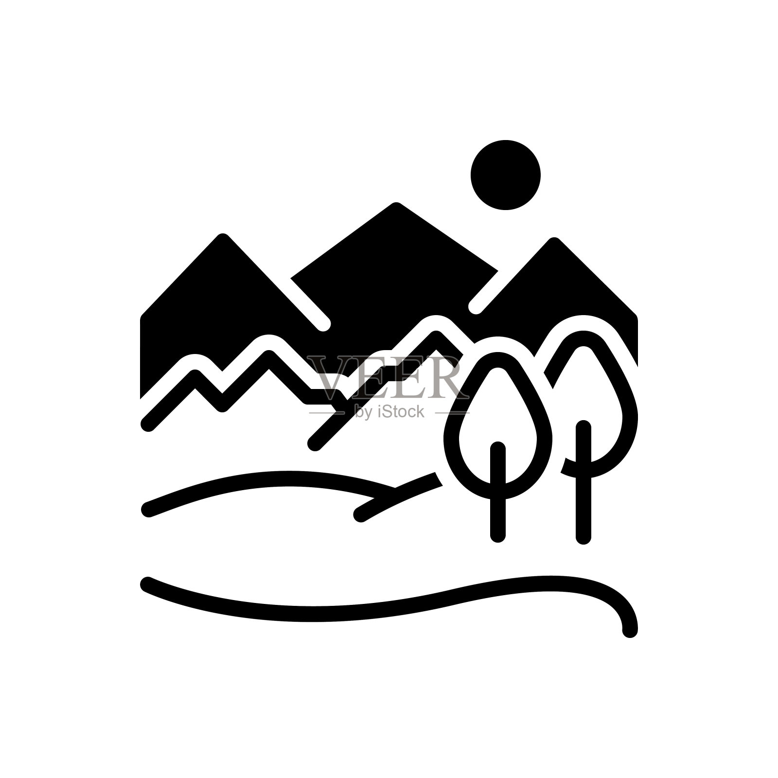 山汉兰达插画图片素材