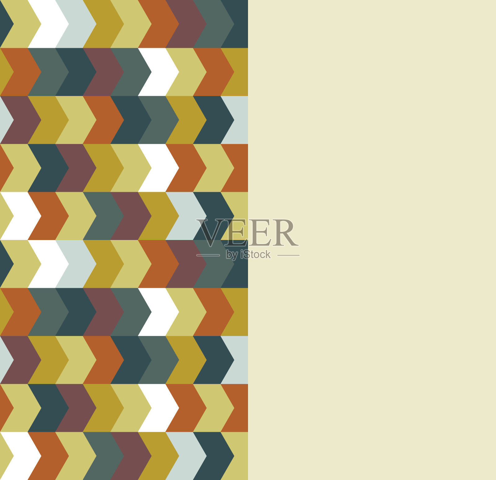 卡片与箭头图案和空白的文字。插画图片素材