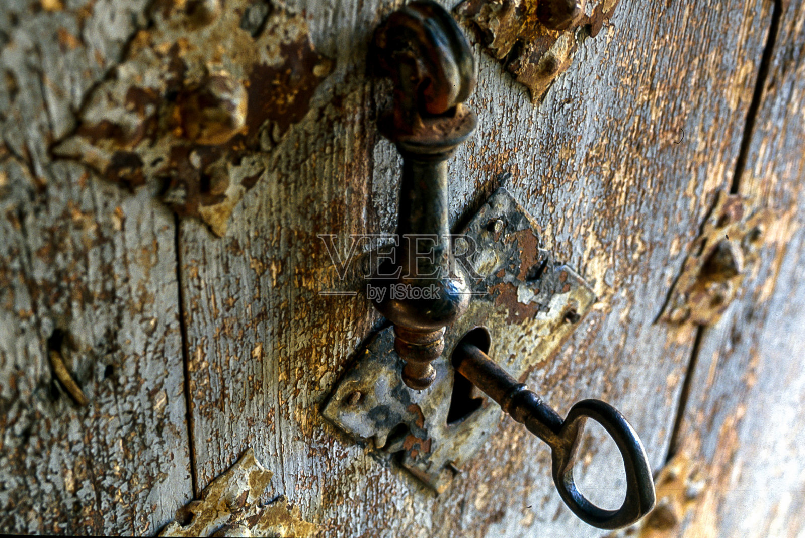 门和锁。照片摄影图片