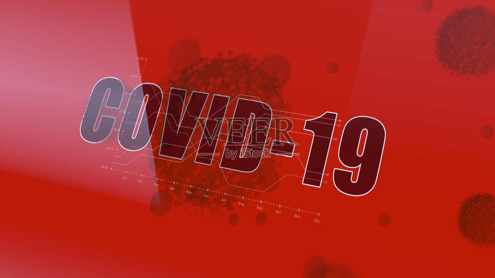 COVID-19对经济的影响照片摄影图片