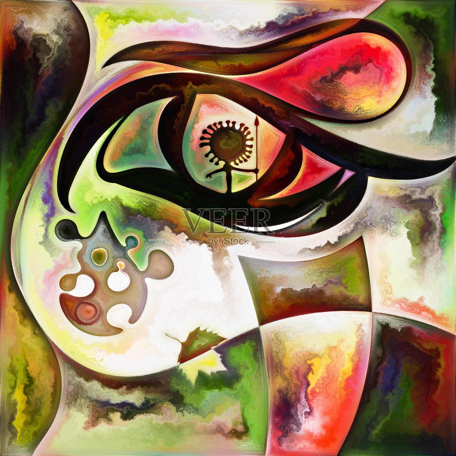 病毒之魂插画图片素材