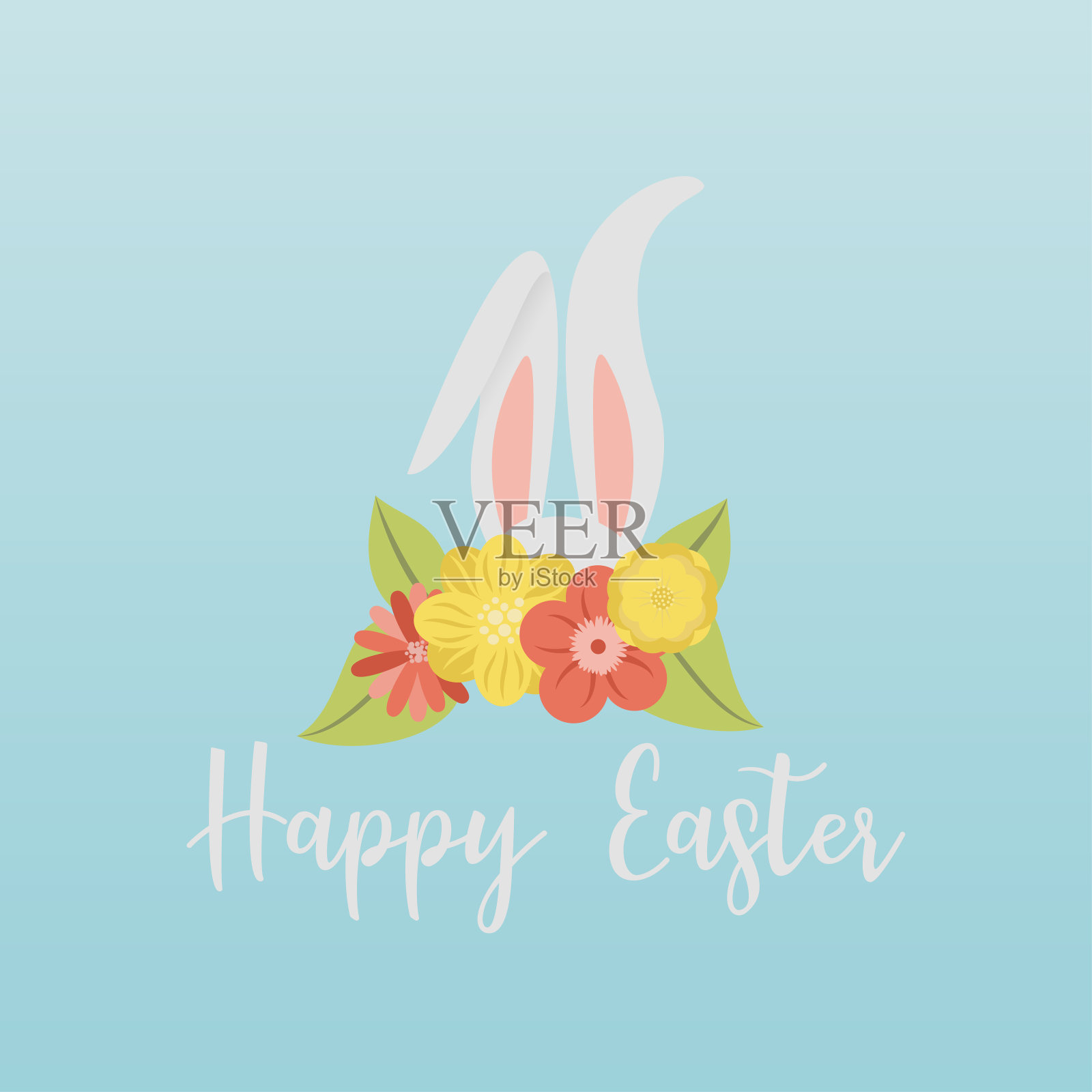 复活节卡片模板设计模板素材