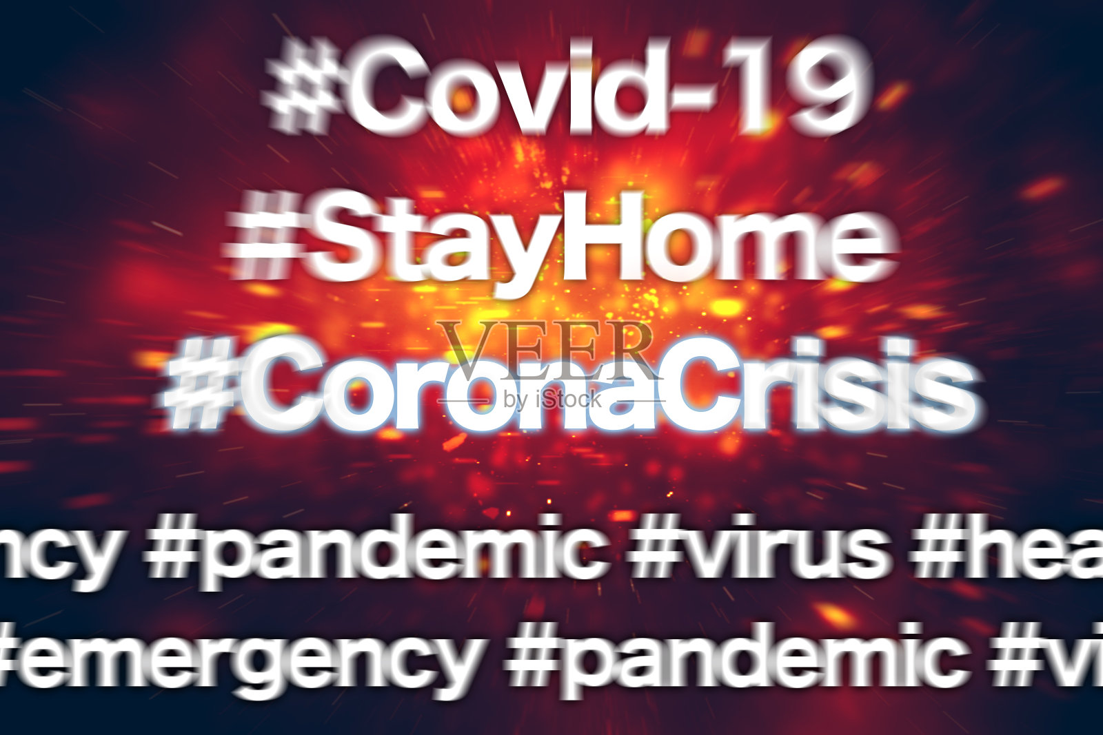 新冠病毒COVID-19疫情爆发照片摄影图片