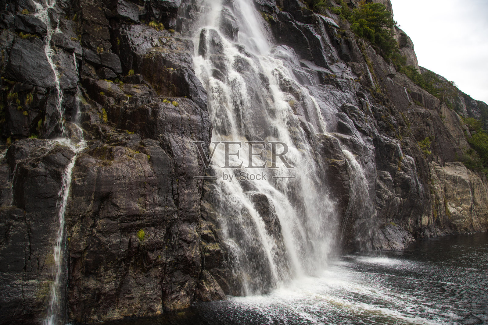 挪威斯塔万格邮轮上的吕瑟峡湾景色照片摄影图片
