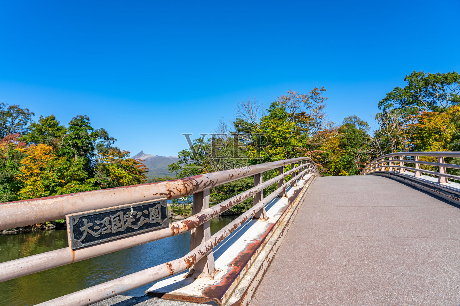 Onuma Quasi-National公园。日本北海道照片摄影图片