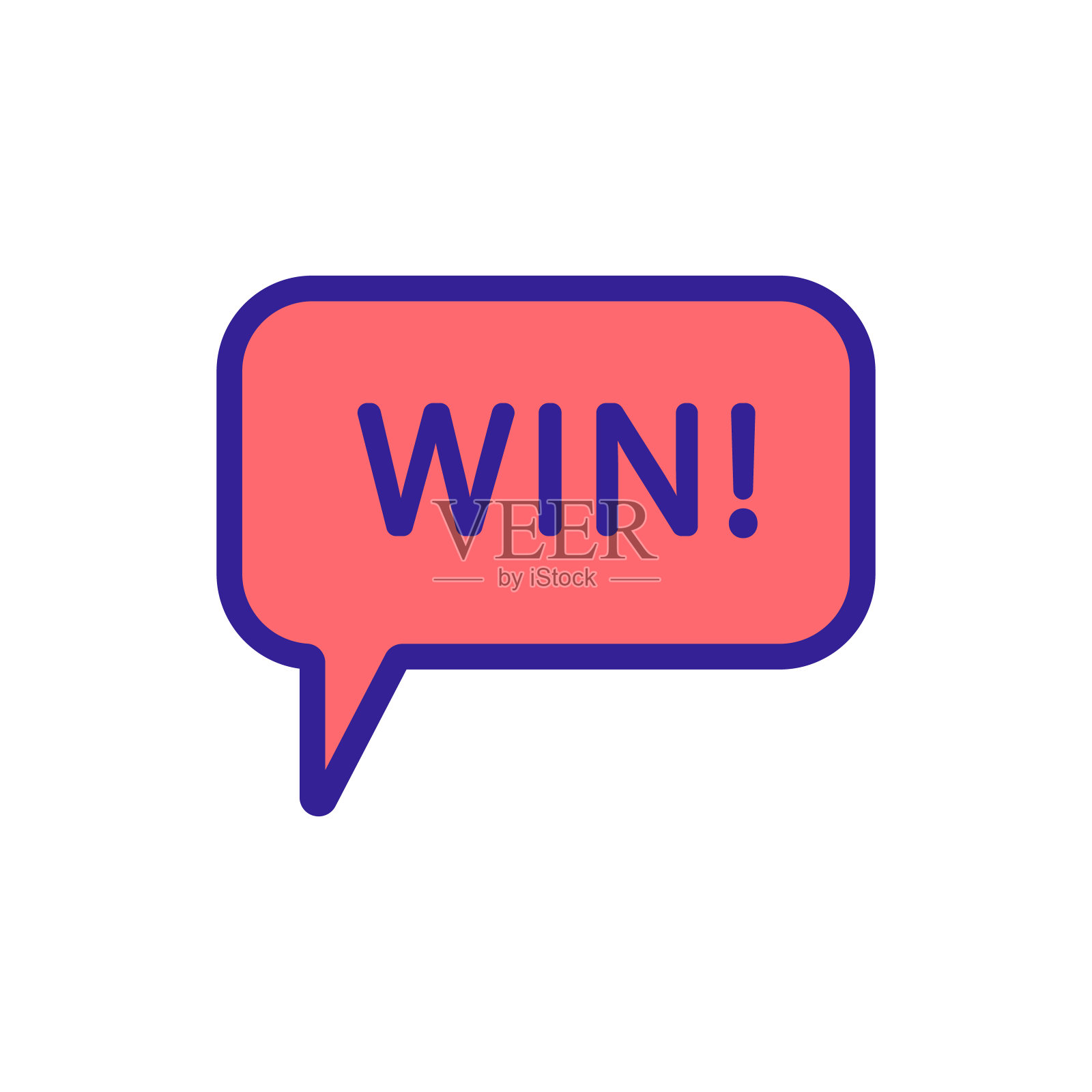 胜利者图标矢量轮廓插图图标素材