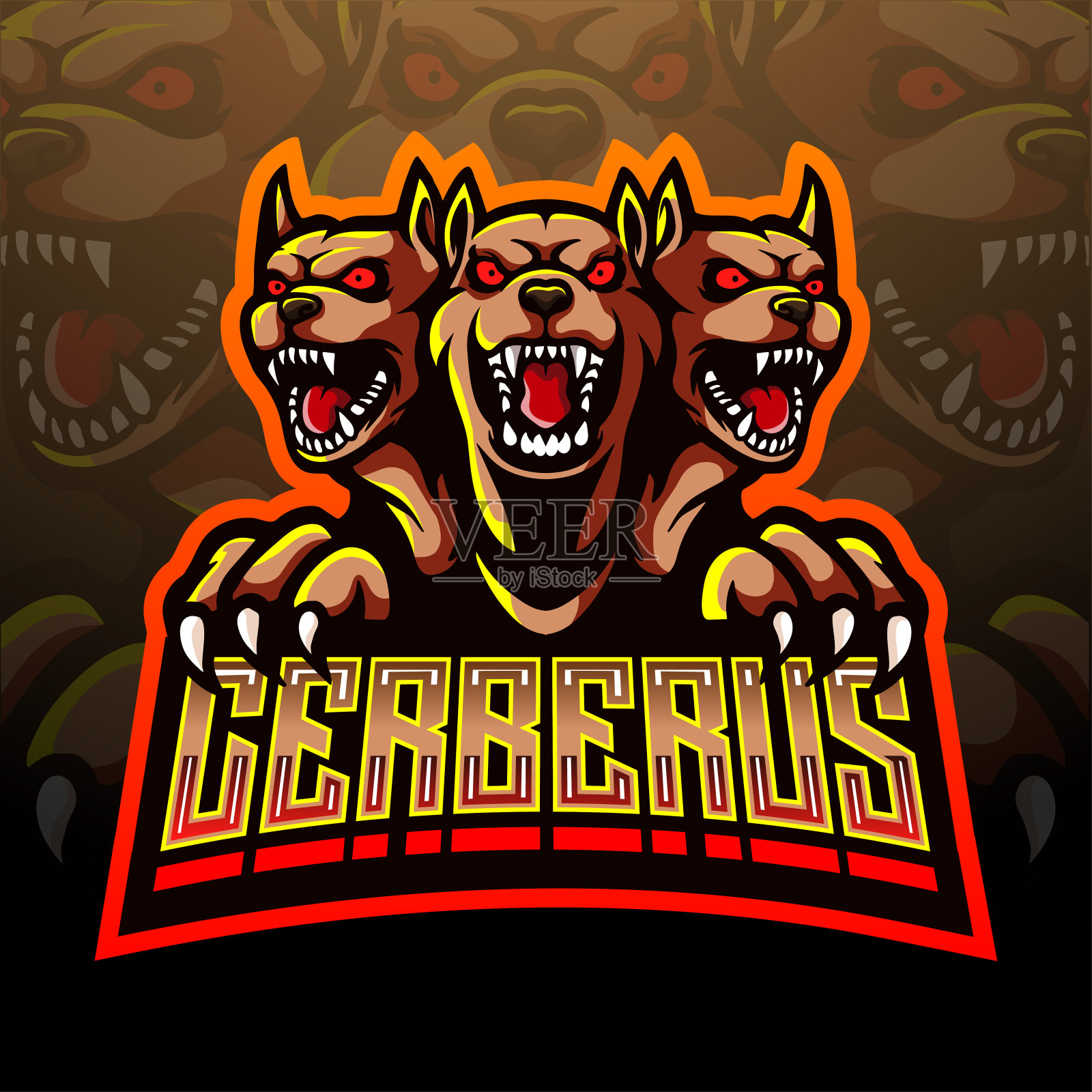 赛伯乐电子竞技符号吉祥物设计设计元素图片