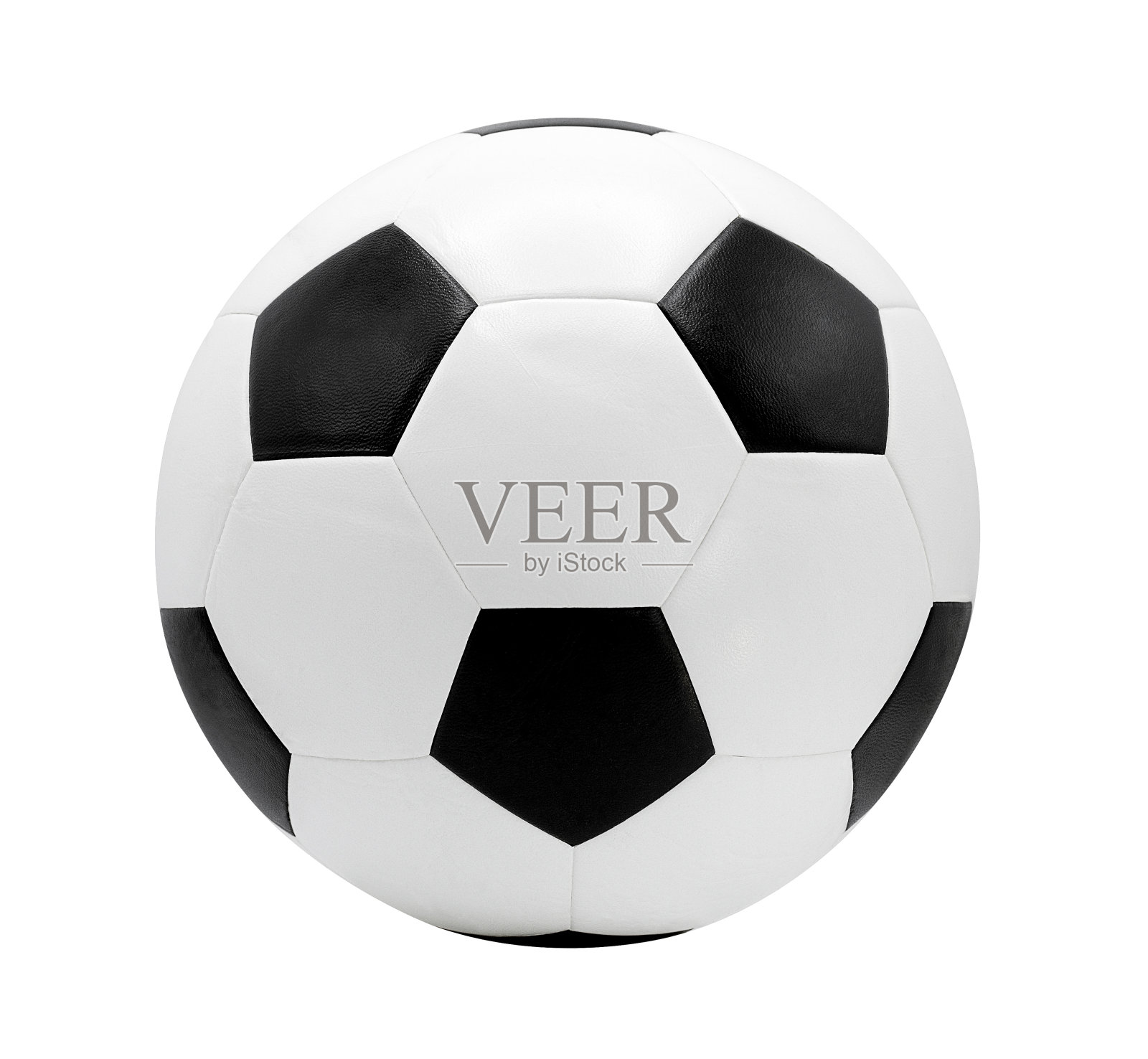 足球孤立在白色与剪切路径照片摄影图片