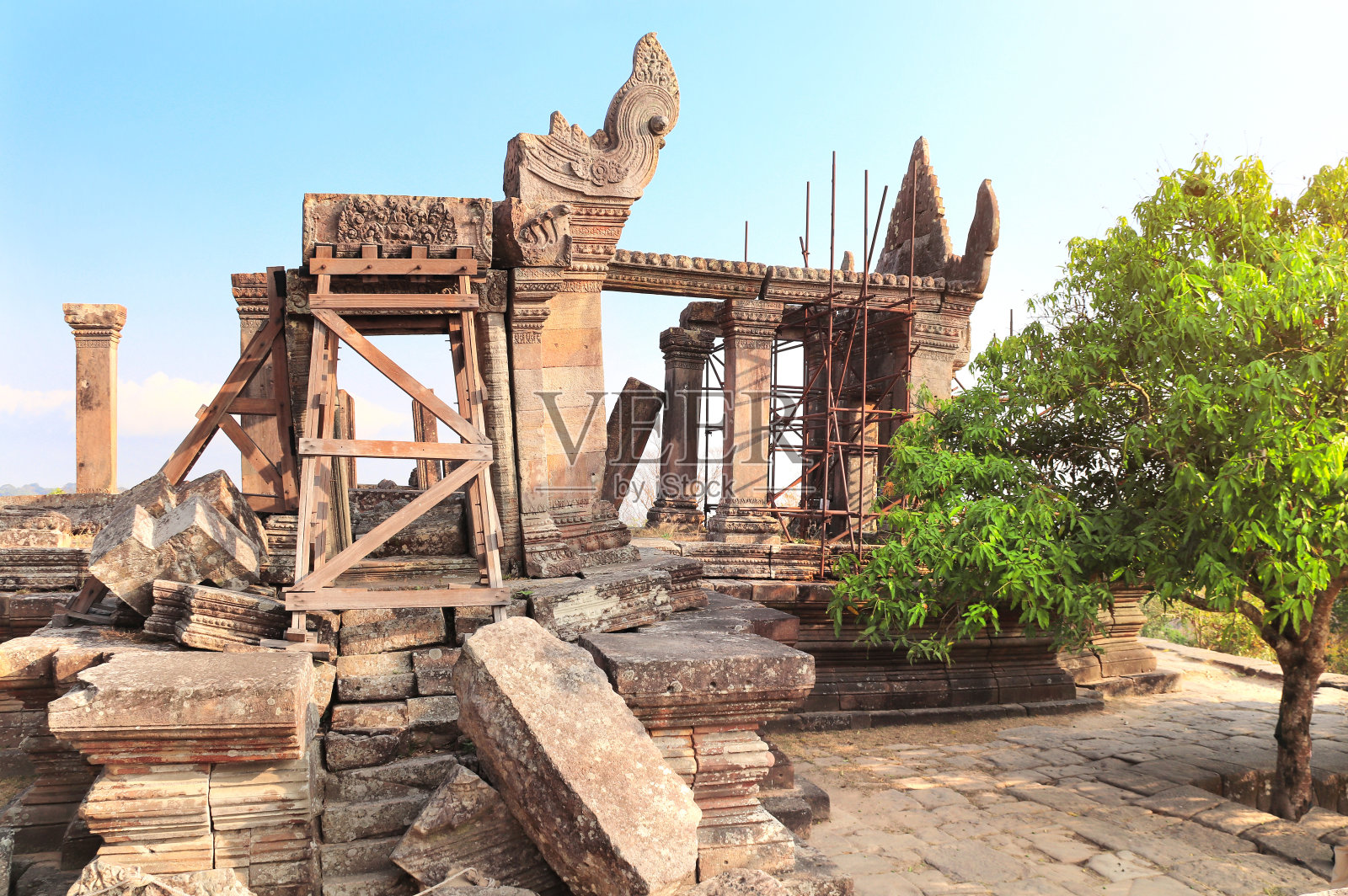 柬埔寨柏威夏寺遗址照片摄影图片