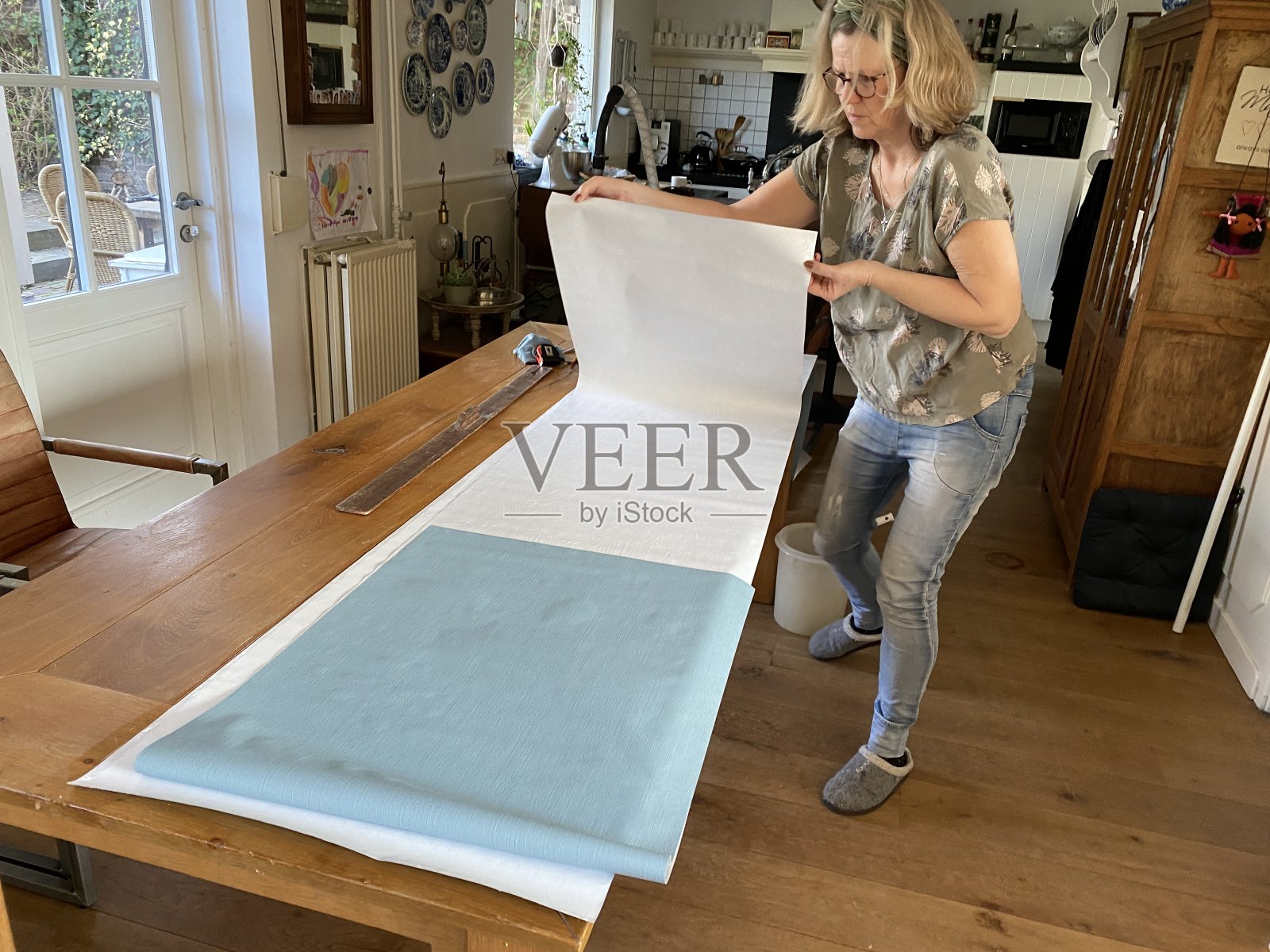 夹板墙照片摄影图片