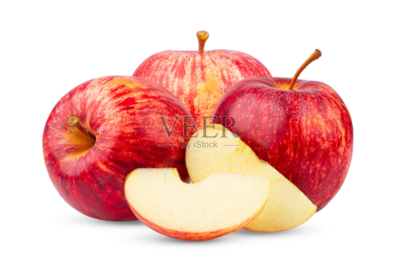 苹果孤立在白色背景上照片摄影图片