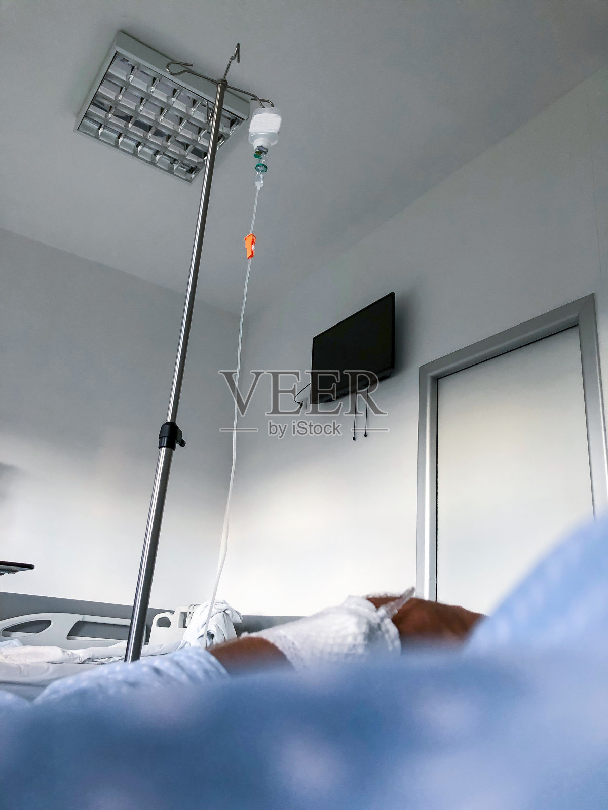 病床病人的个人观点照片摄影图片