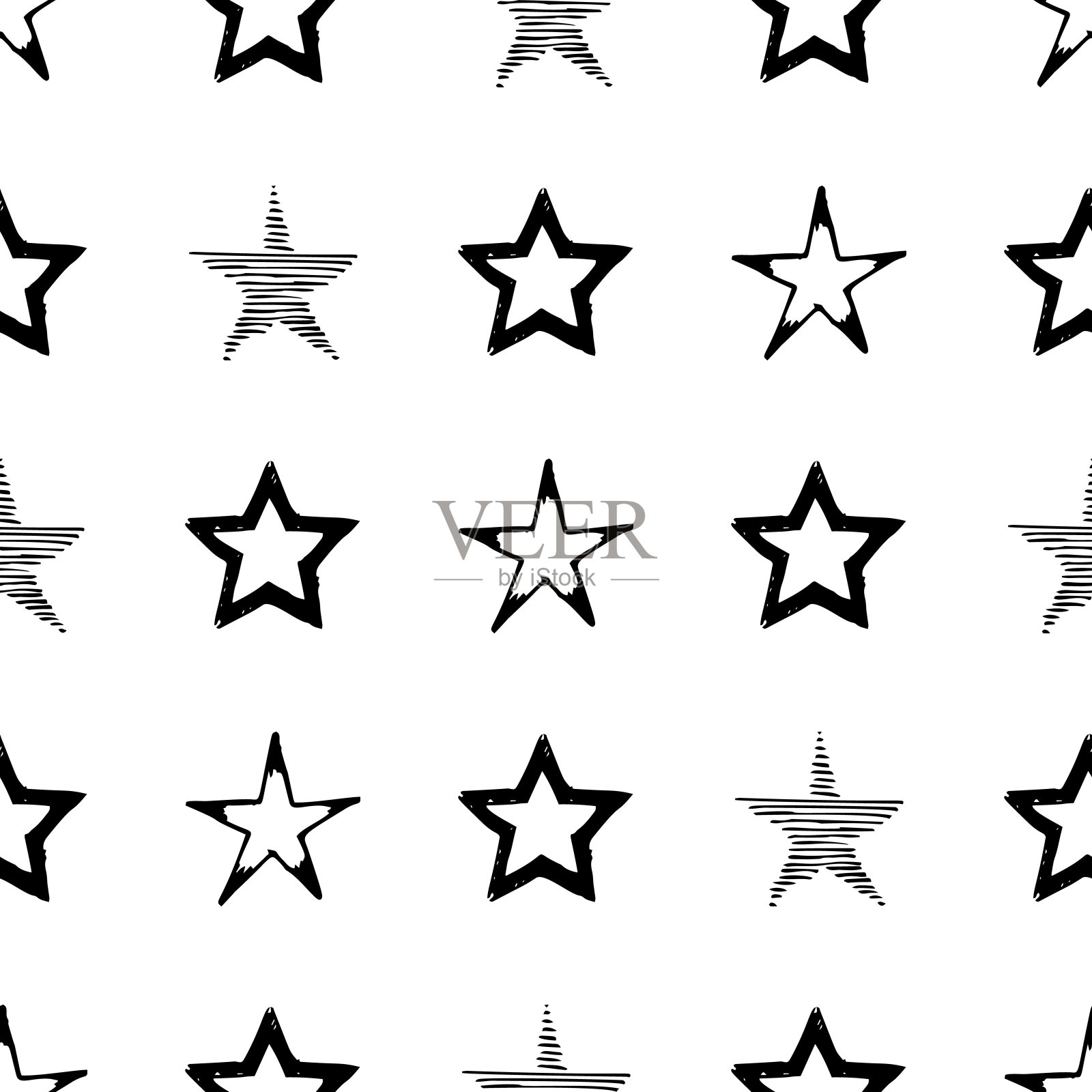 可爱的手绘图标插画图片素材