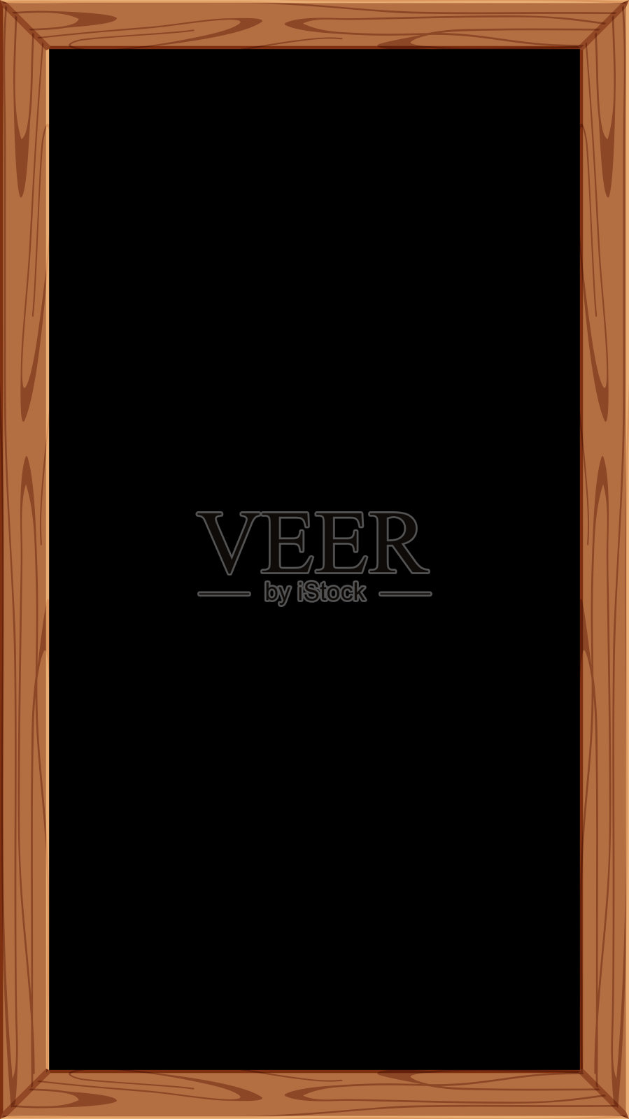 黑板木框为横幅和复制空间文字，黑板框空白为菜单餐厅，空白书写板为绘制信息插画图片素材