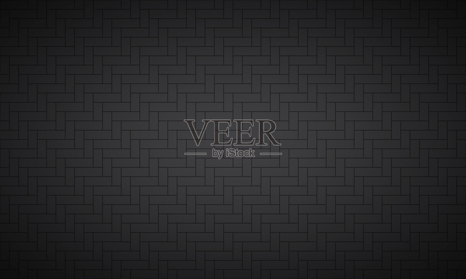 现代的黑砖图案。无缝砖模式。简单的矢量图插画图片素材